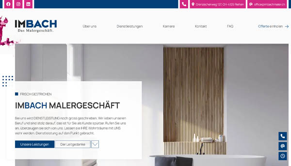 eMotivo GmbH - Referenz Imbach Malergeschäft