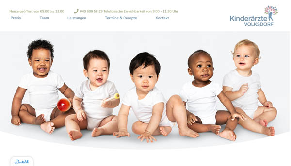 eMotivo GmbH - Referenz Kinderarzt Volksdorf