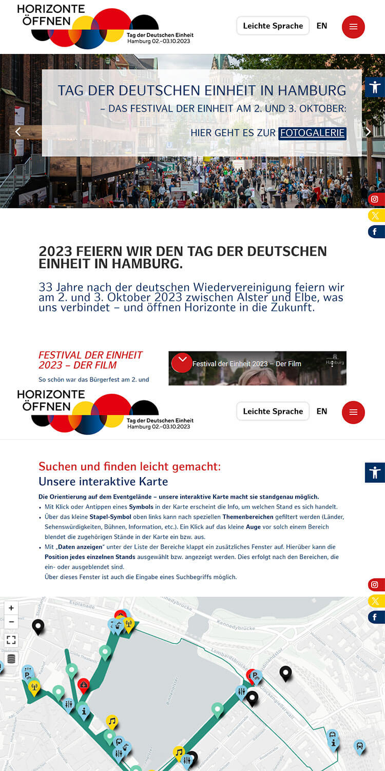 eMotivo GmbH - Referenz Tag der Deutschen Einheit