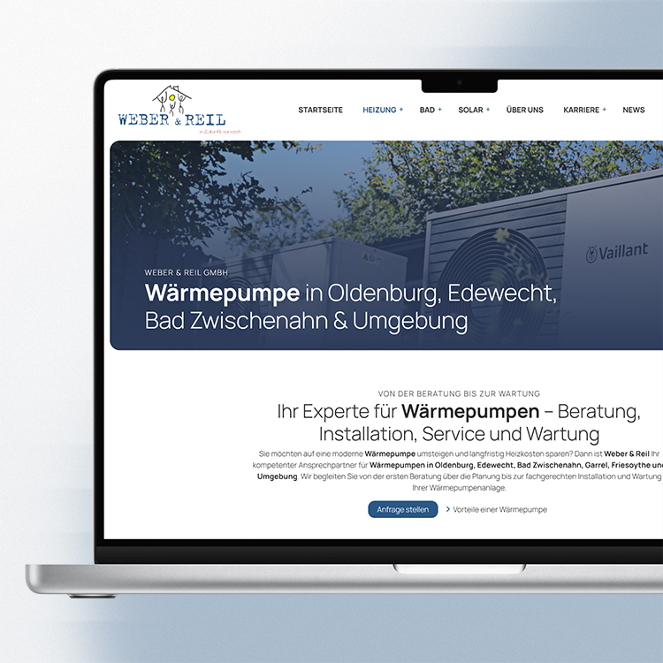 Screenshot Referenz Weber & Reil E