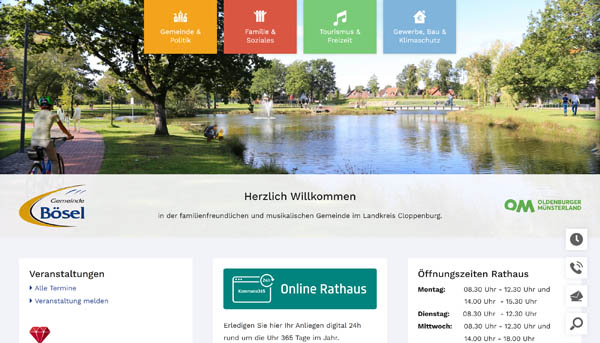 eMotivo Referenz Gemeinde Bösel